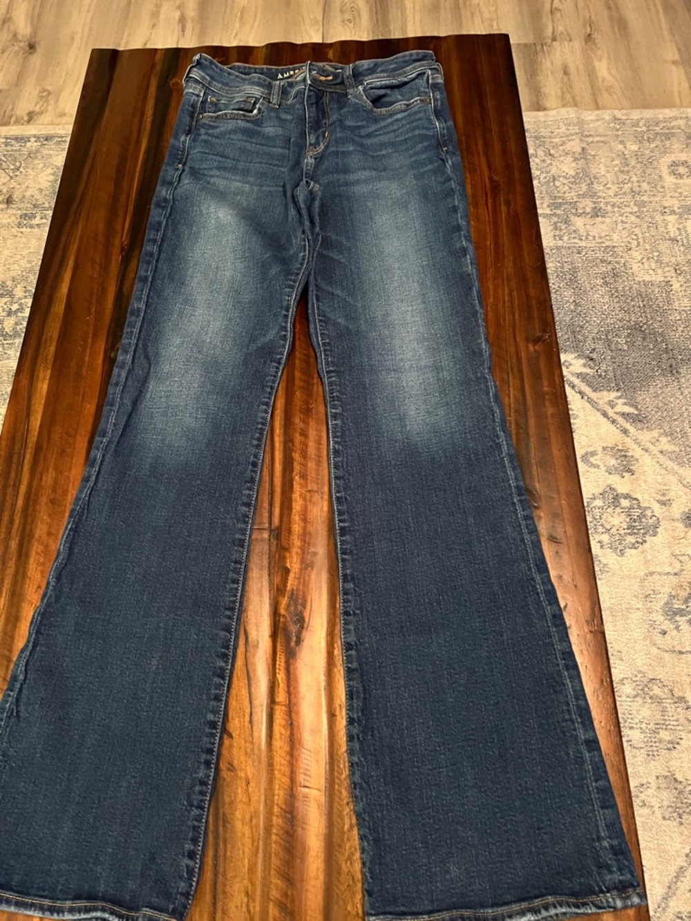 American Eagle Outfitters Dark Blue Flare Jeans